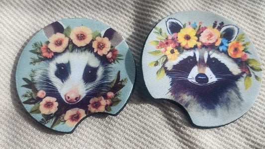 Trash Friends Car Coaster Set