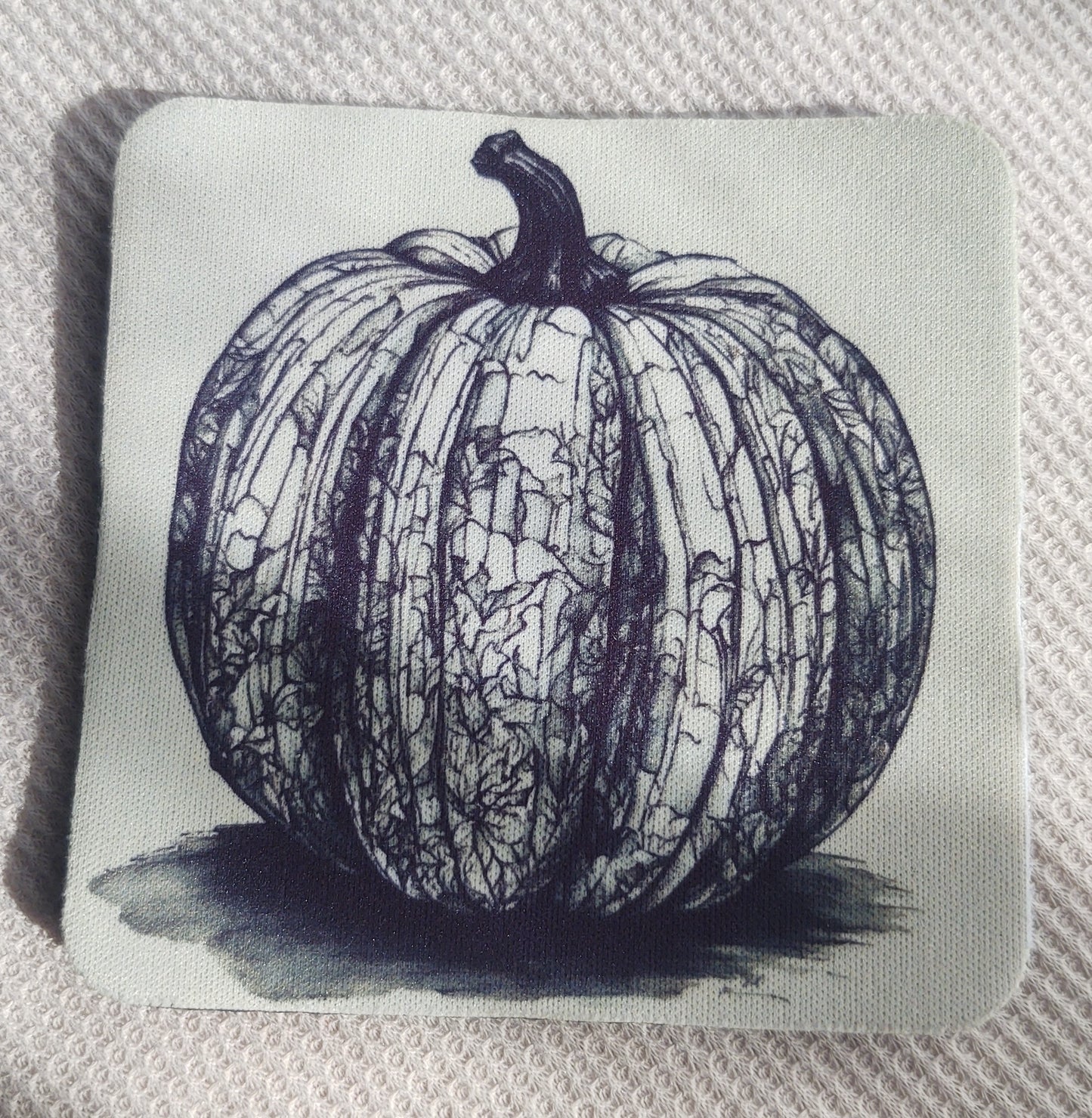 Pen and Ink Pumpkin Coaster Set