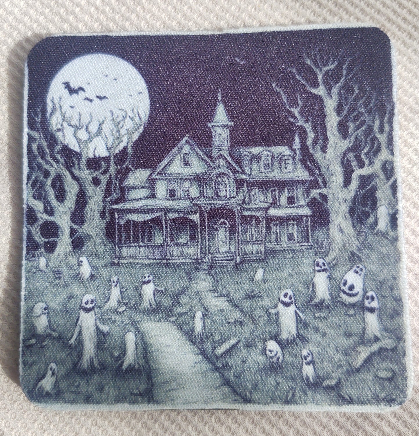 Spooky House Haunted Coaster Set