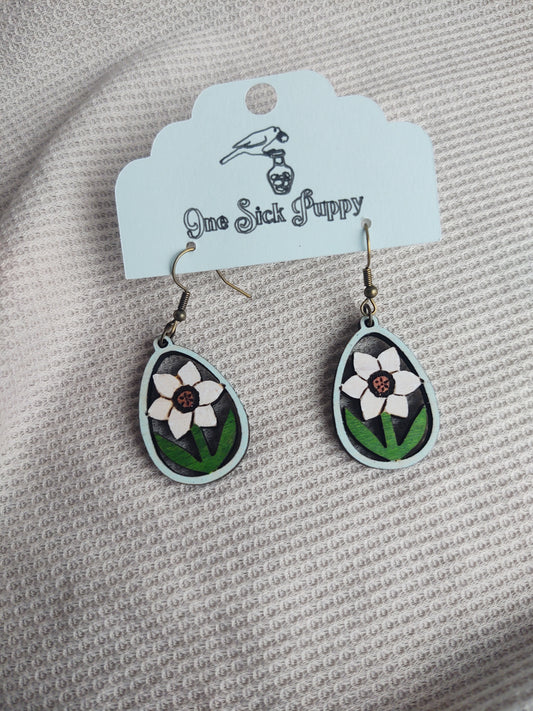 Spring Flower Dangle Earrings