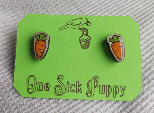 Carrot Stud Earrings