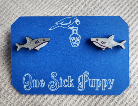 Shark Stud Earrings