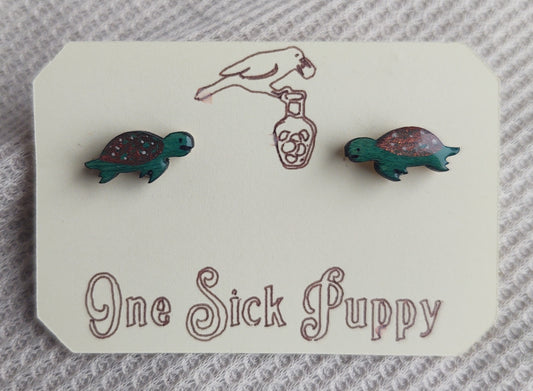 Sea Turtle Stud Earrings