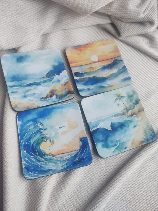 Tropical Ocean Coaster Set