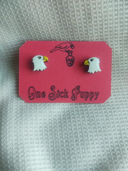 Freedom Chicken Post Earrings