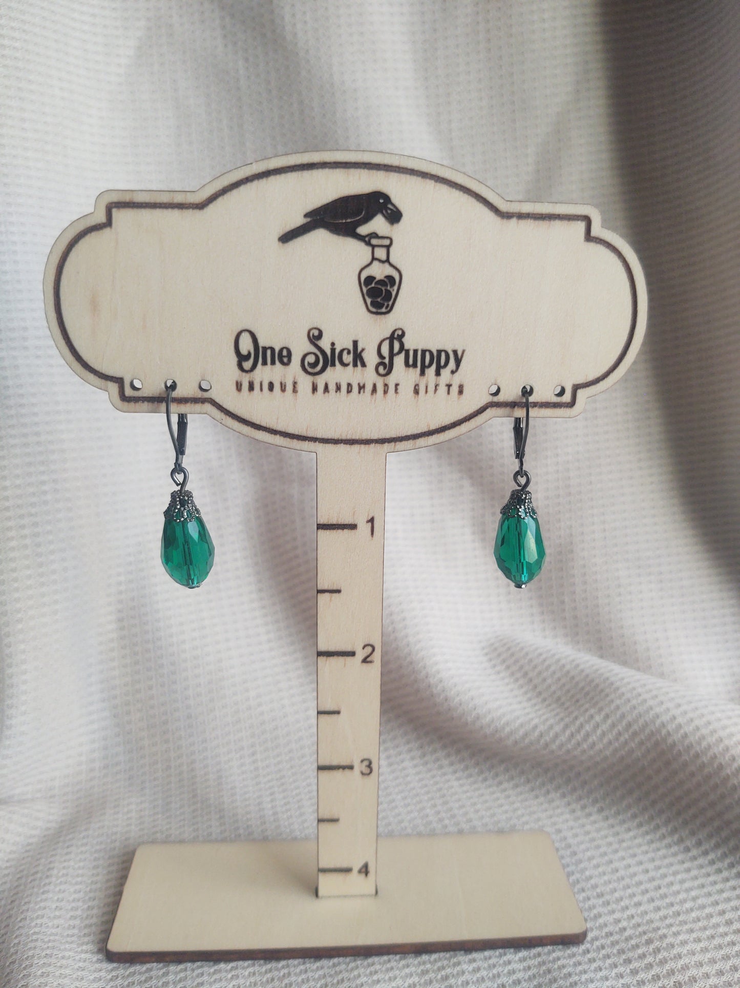 Deco Crystal Drop Dangles
