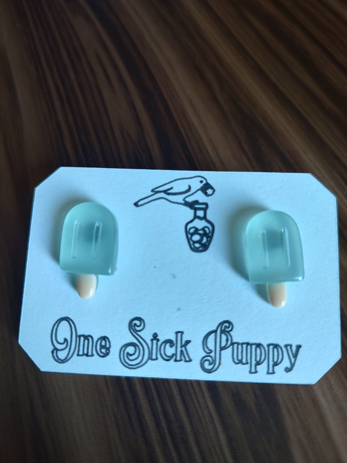 Popsicle stud earrings