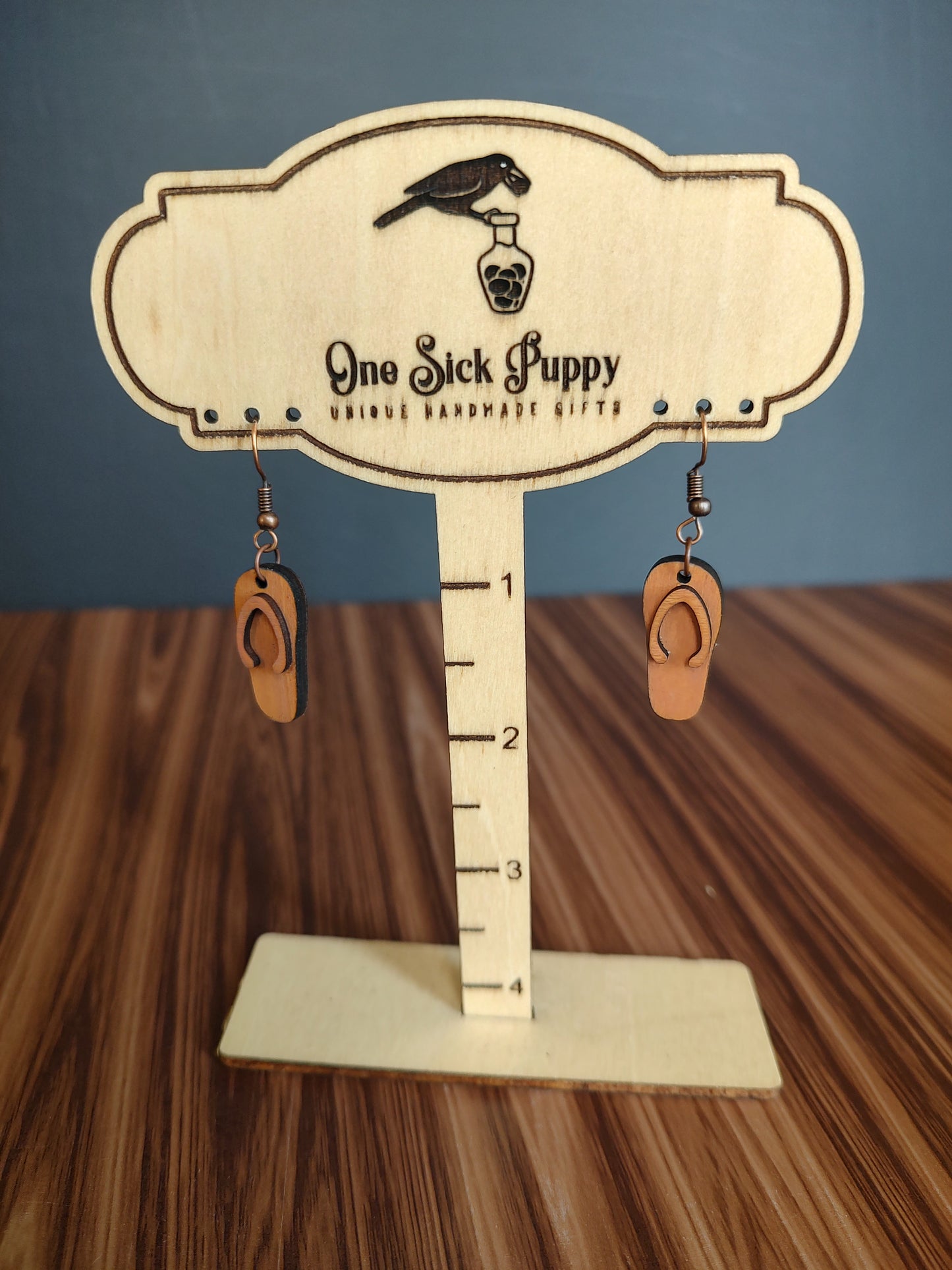 Flip Flop Dangle Earrings