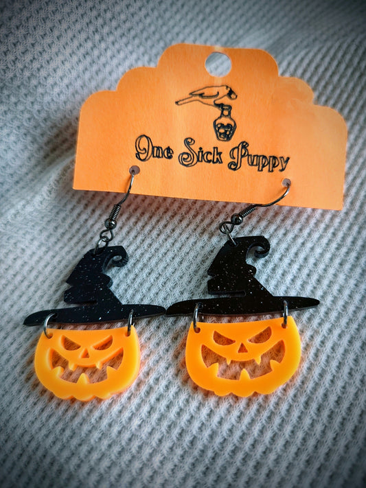 Witch-o-lantern Earrings