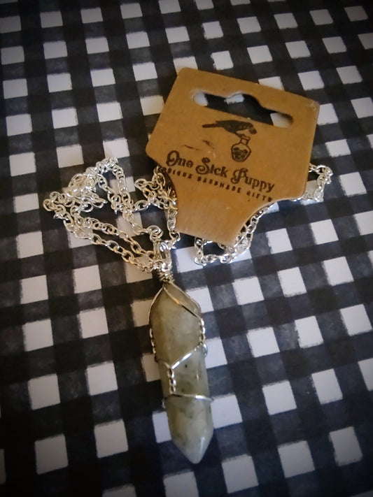 Rodium Crystal Necklace