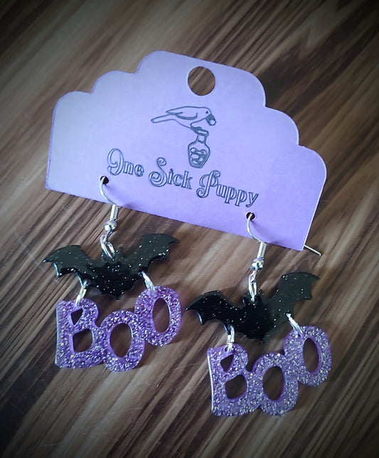 Boo Bat Earrings