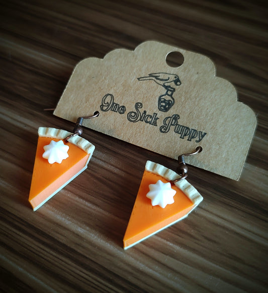 Pumpkin Pie Dangle Earrings