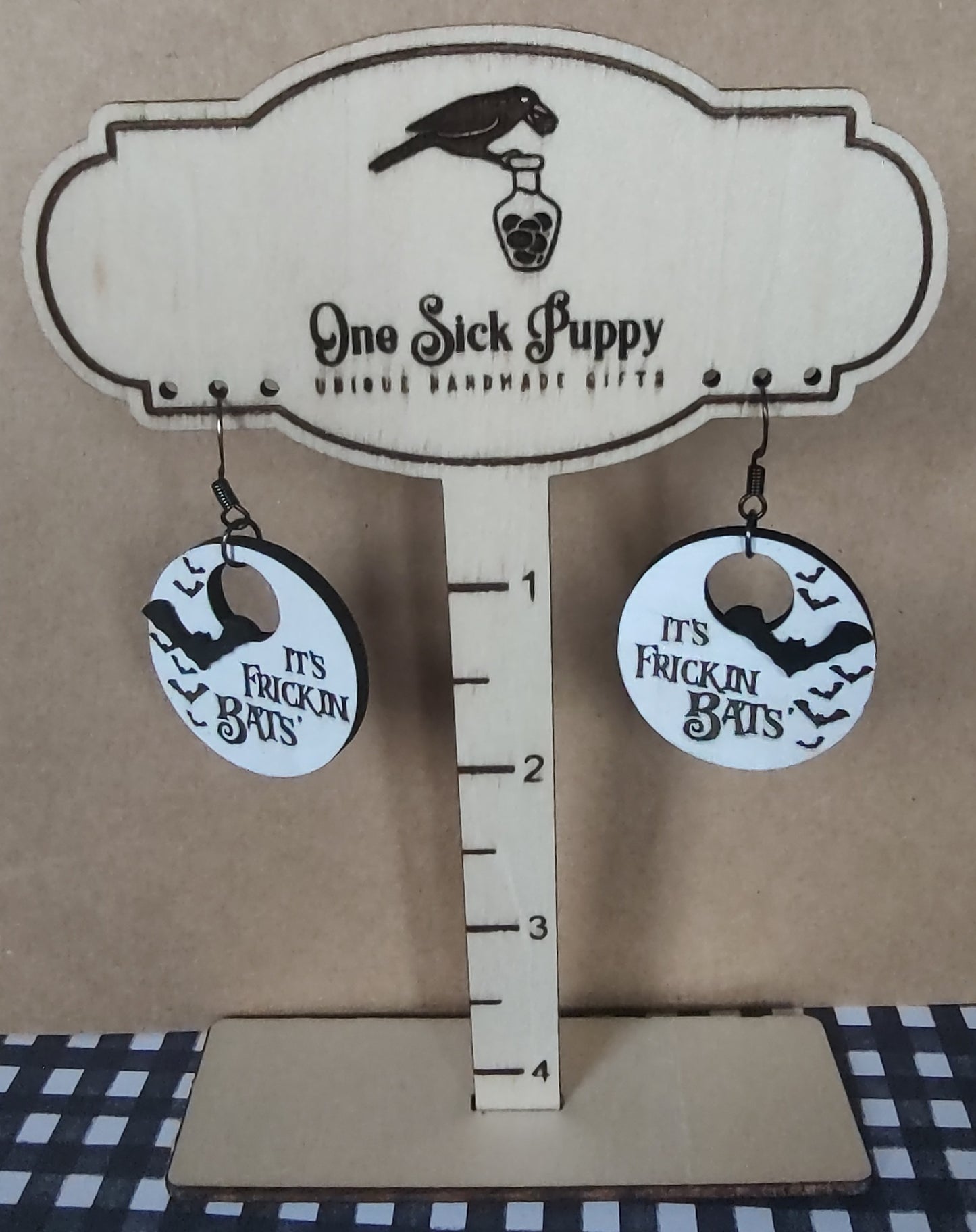 Frickin Bats Dangle Earrings