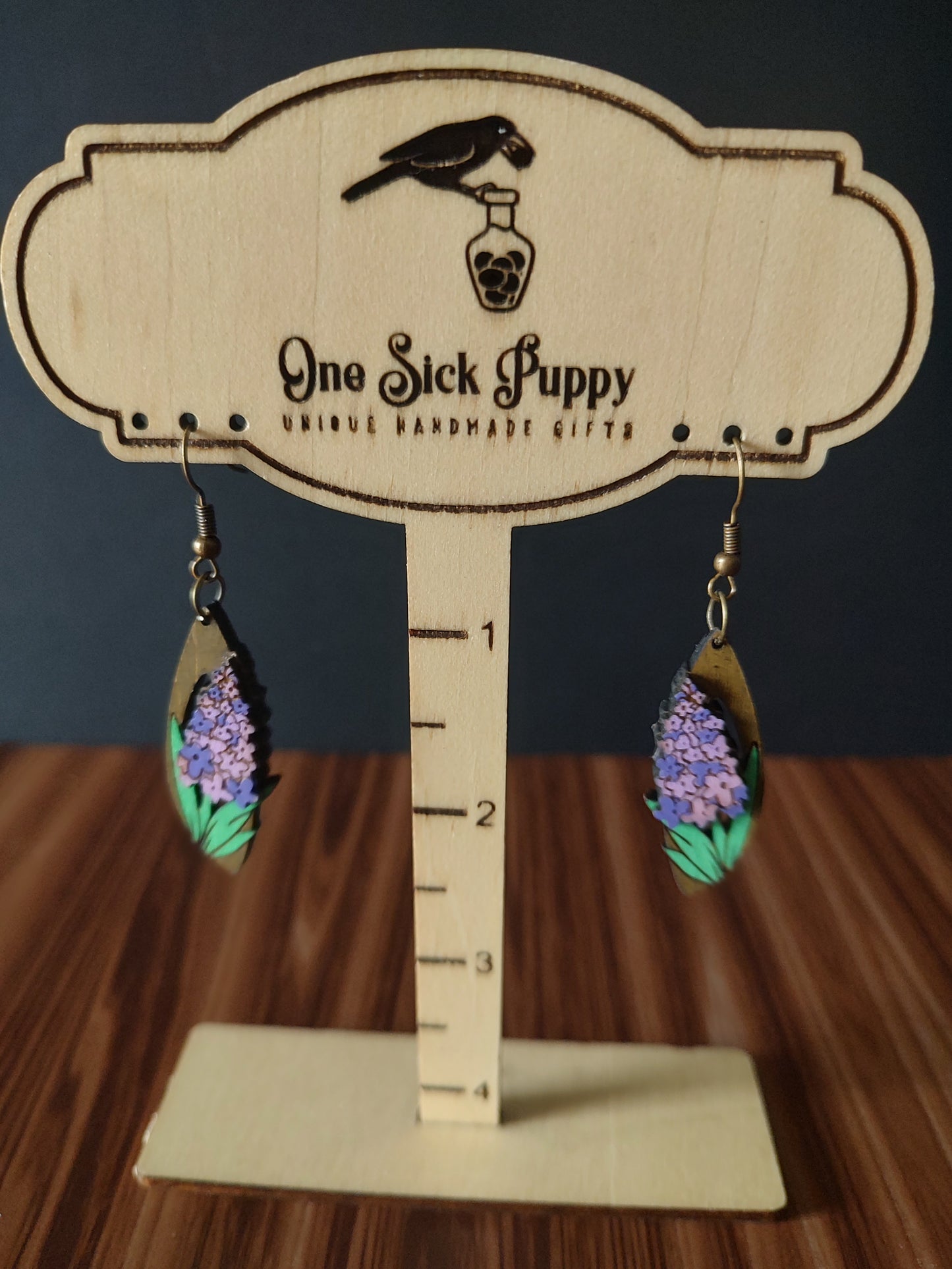 Hyecingh Dangle Wood Earrings