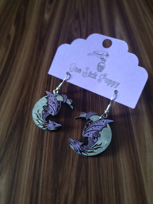 Dragon Dangle Earrings