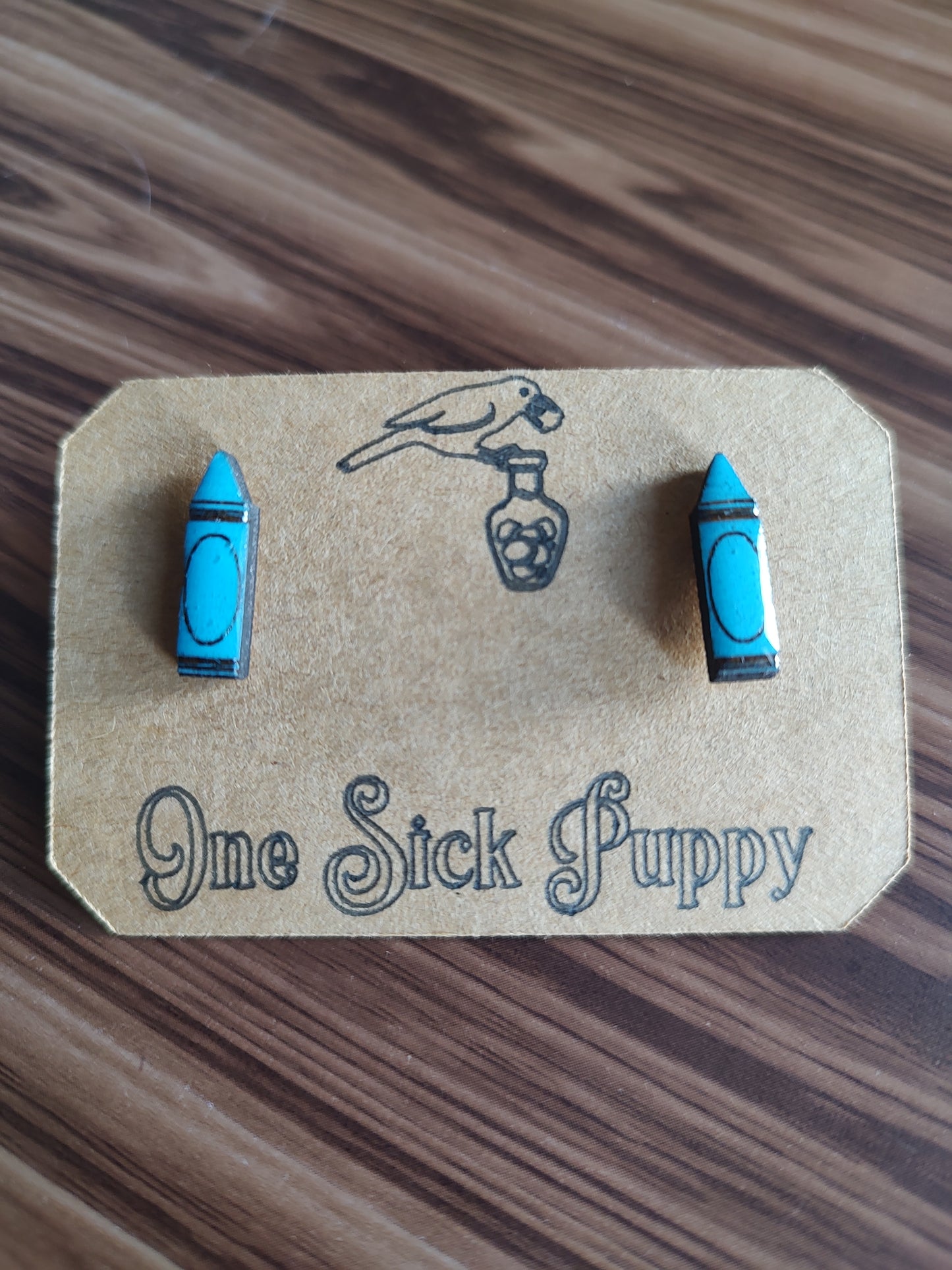 Crayon Stud Earrings