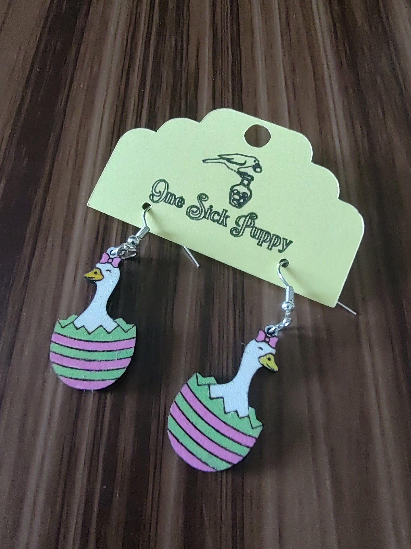 Silly Goose Easter Dangles