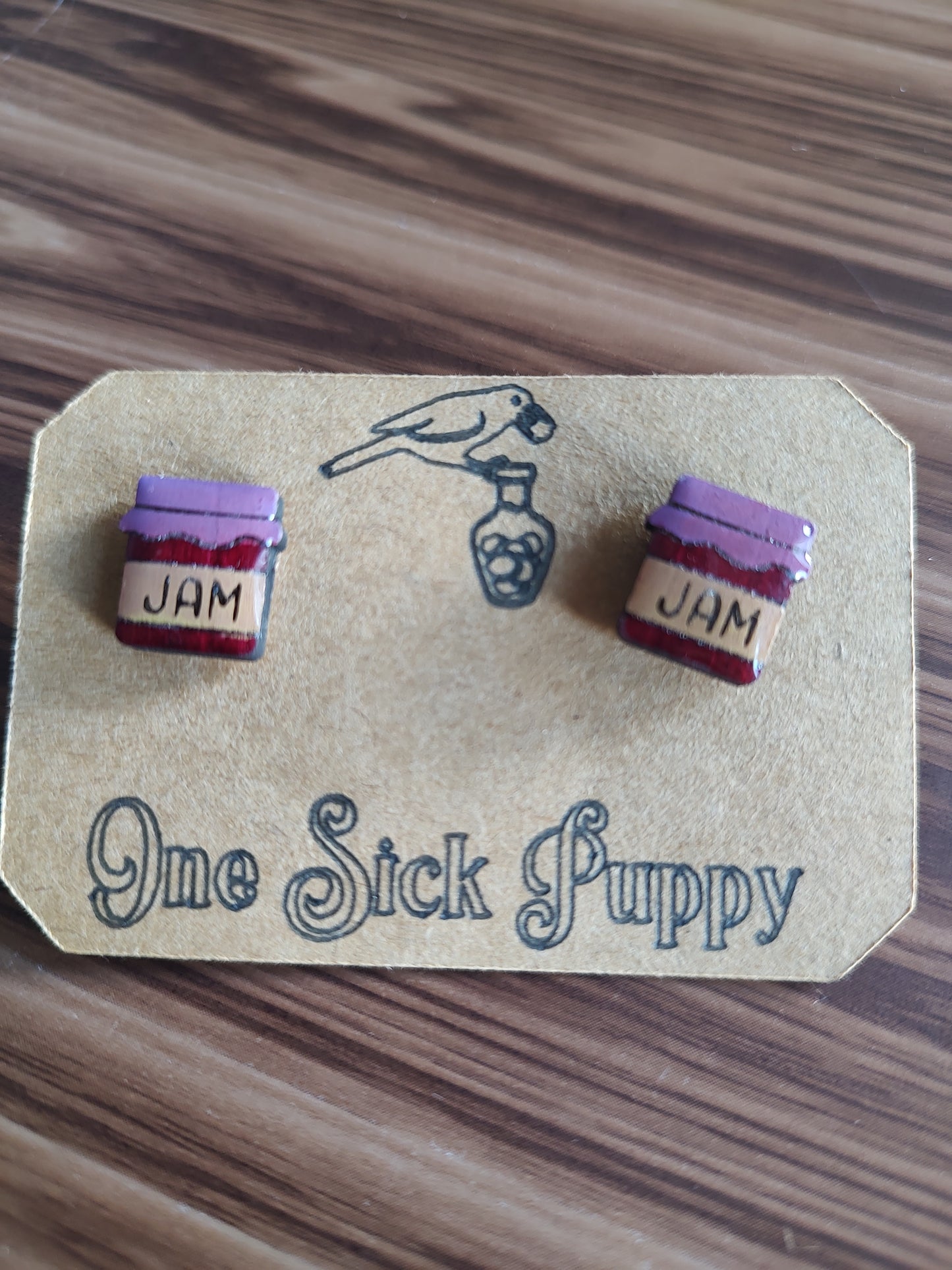 Jam Jar Stud Earrings