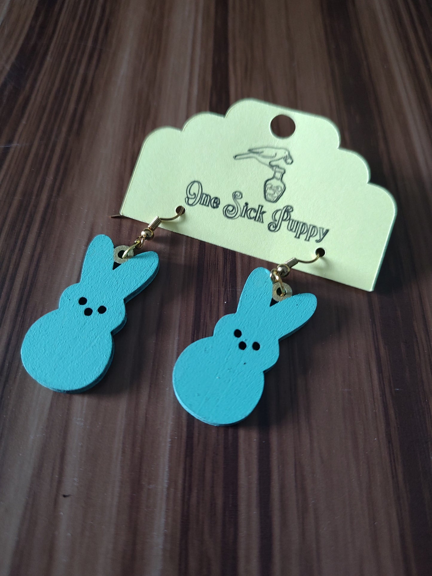 Marshmallow Bunny Dangles