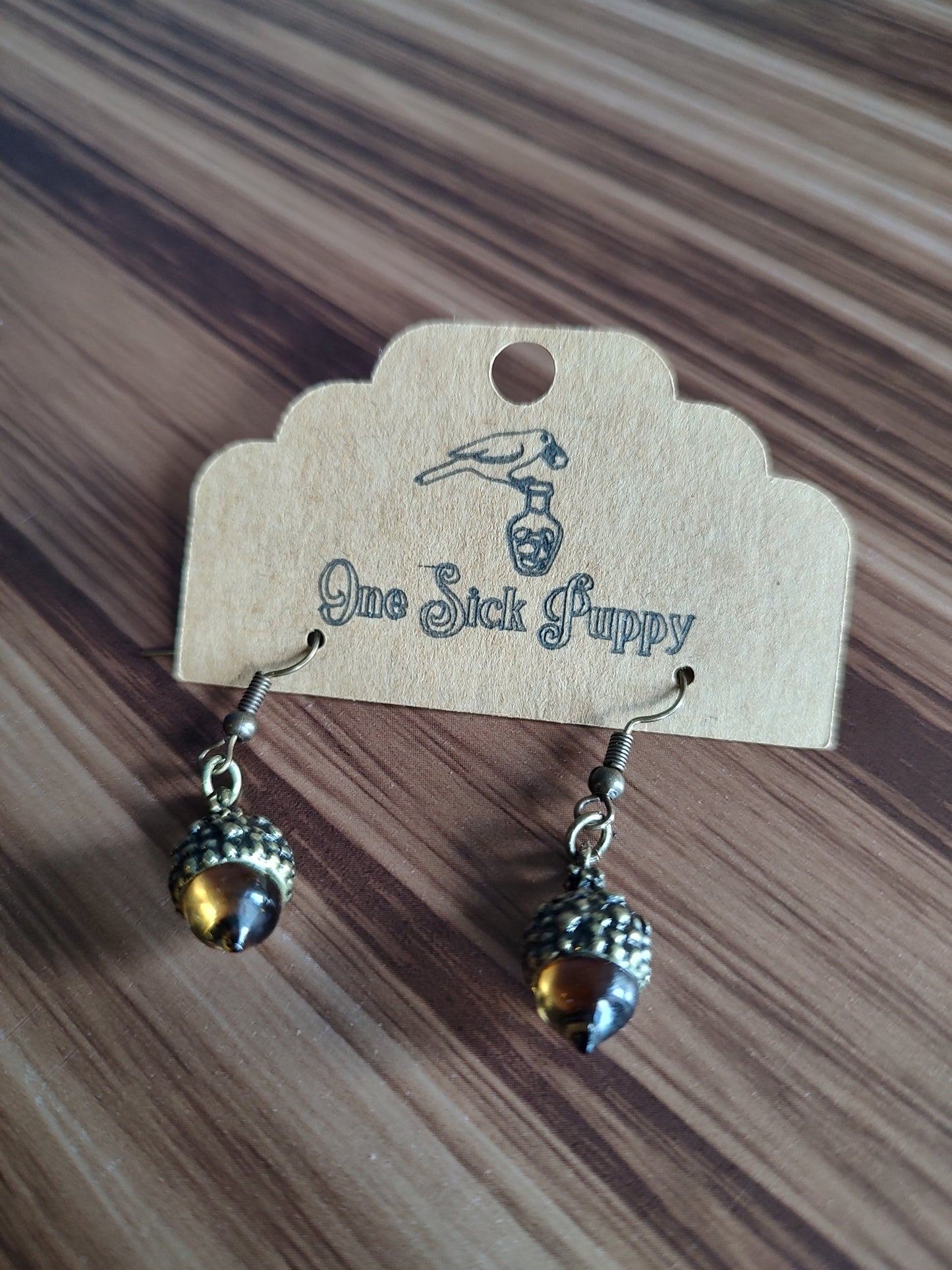 Acorn Dangle Earrings