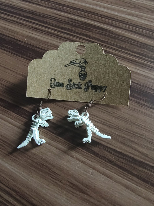 Dinosaur Cut Out Earrings