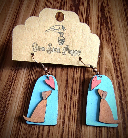 Puppy Love Dangle Earrings