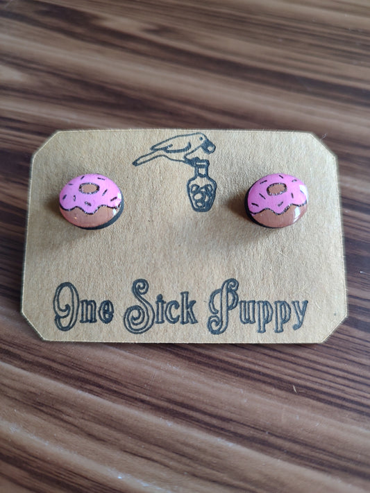 Donut Stud Earrings