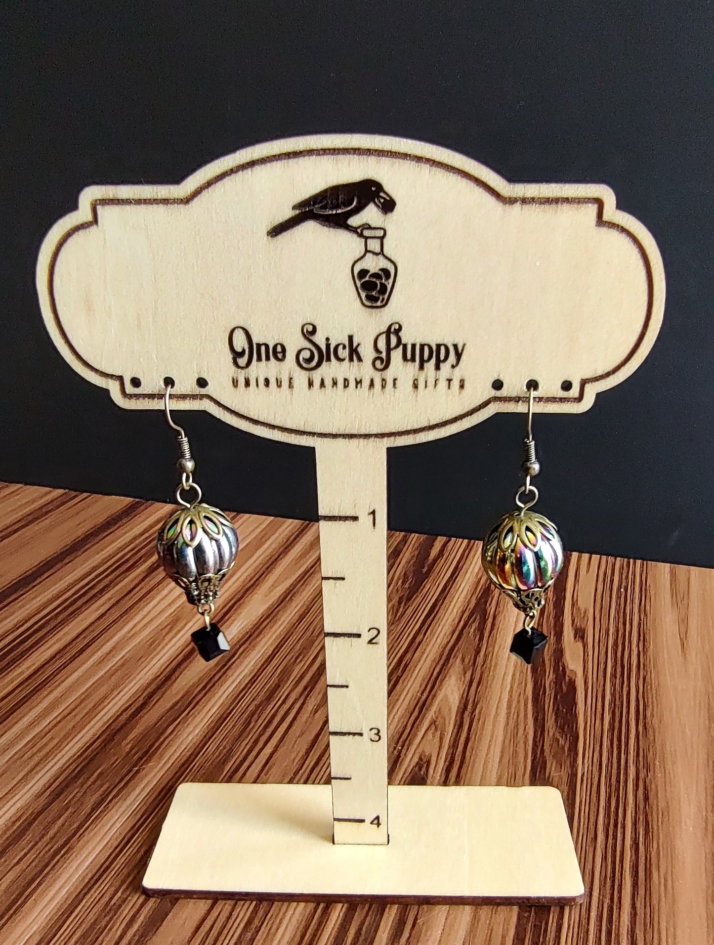 Hot Air Balloon Drop Earrings