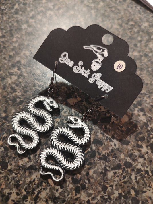 Basilisk Dangle Earrings