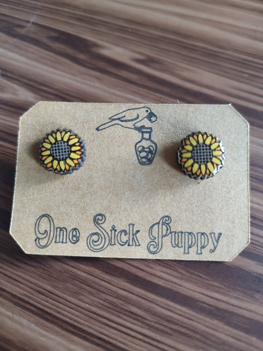 Sunflower Studs