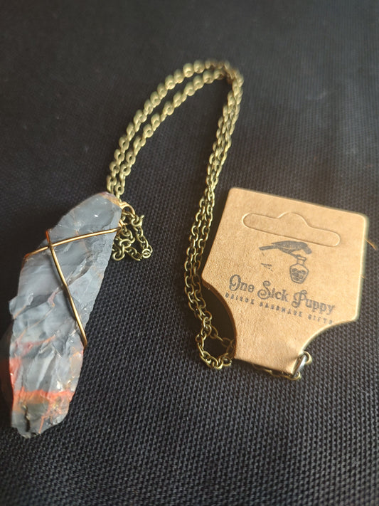 Raw Black Onyx Necklace