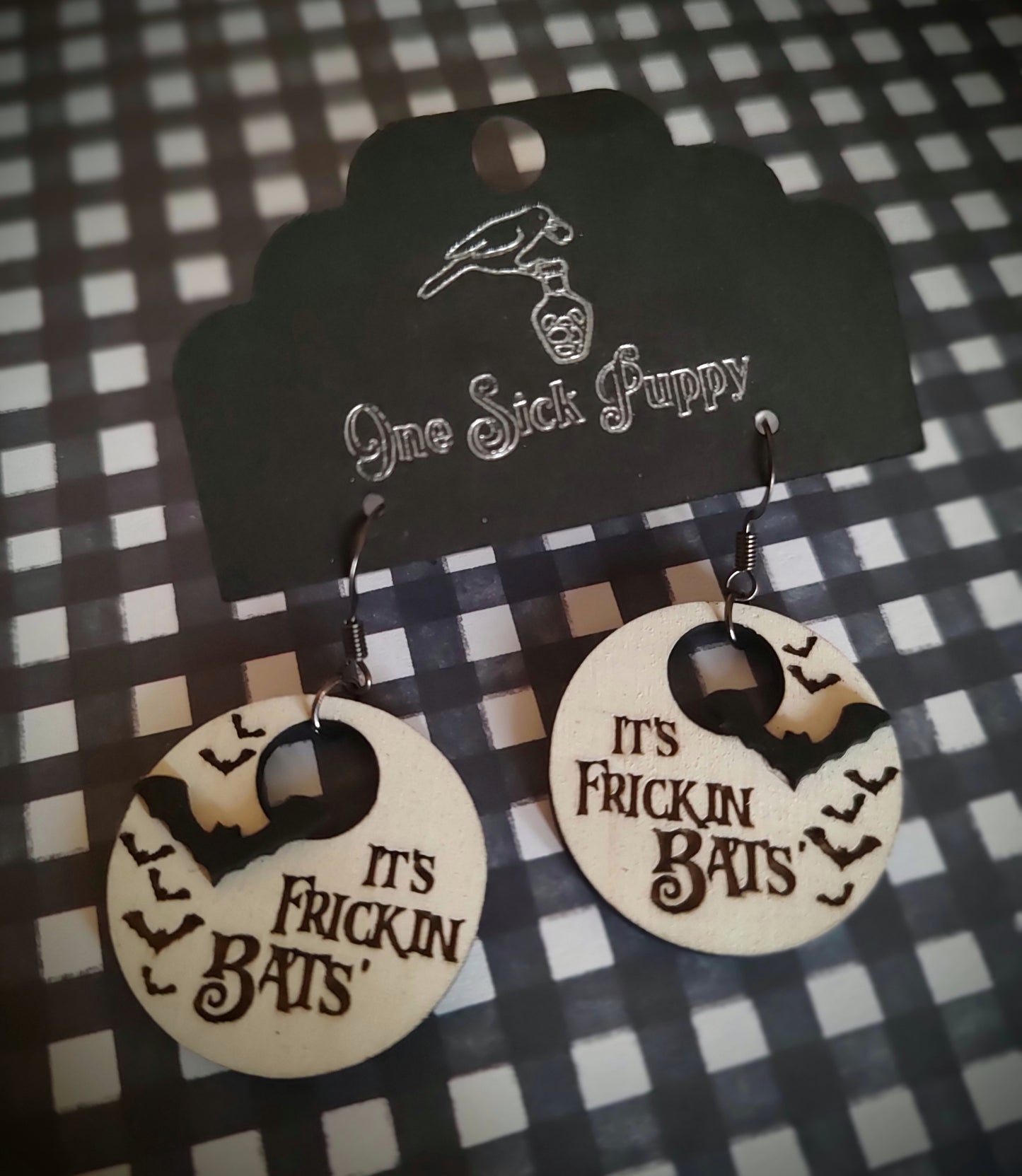 Frickin Bats Dangle Earrings