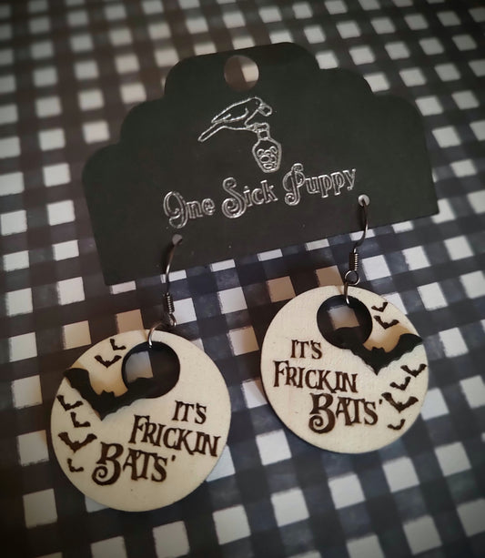 Frickin Bats Dangle Earrings