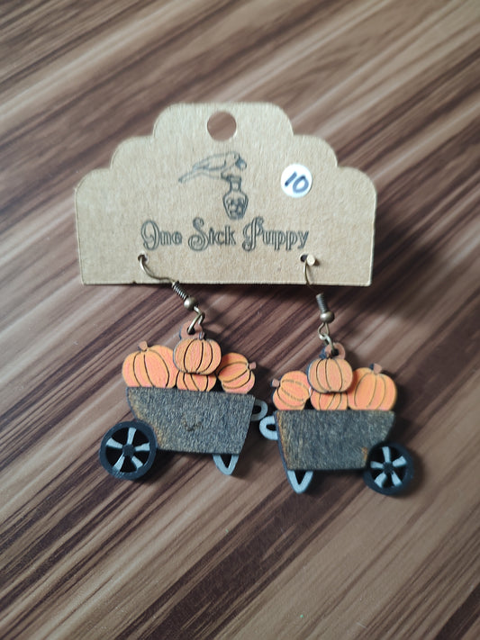 Pumpkin Harvest Dangle Earrings
