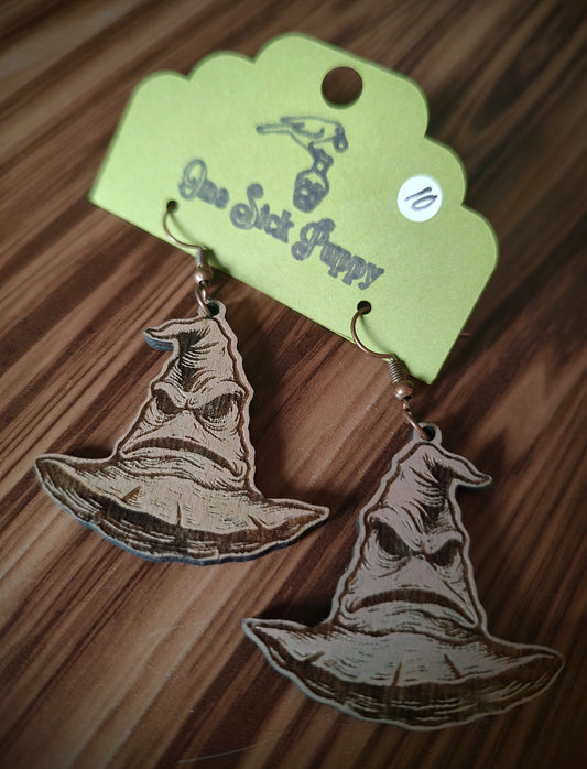 Sorting Hat Dangle Earrings
