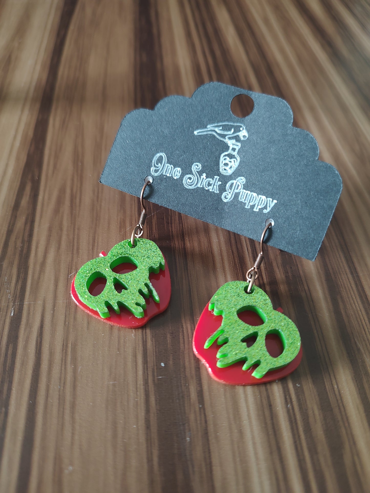 Poison Apple Dangle Earrings