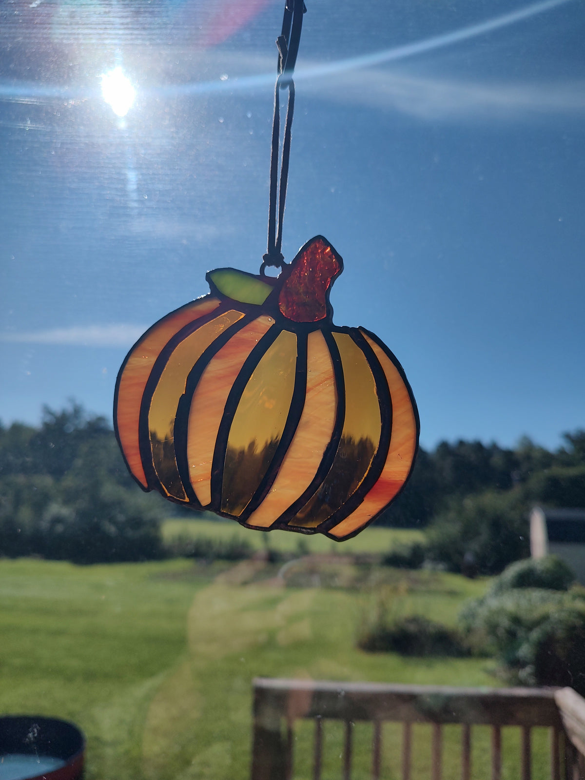 Stained Glass Pumpkin
