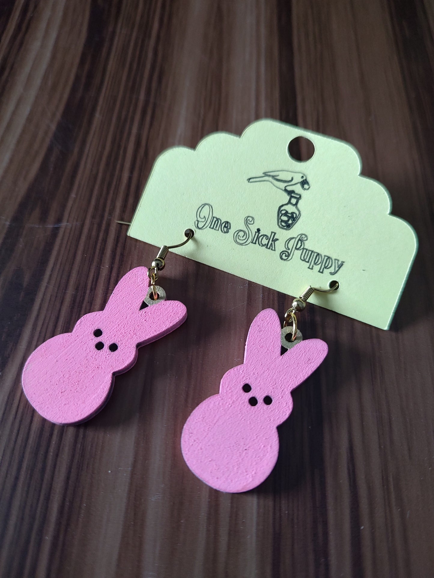 Marshmallow Bunny Dangles