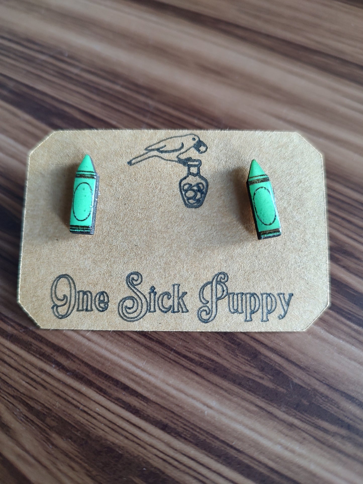 Crayon Stud Earrings