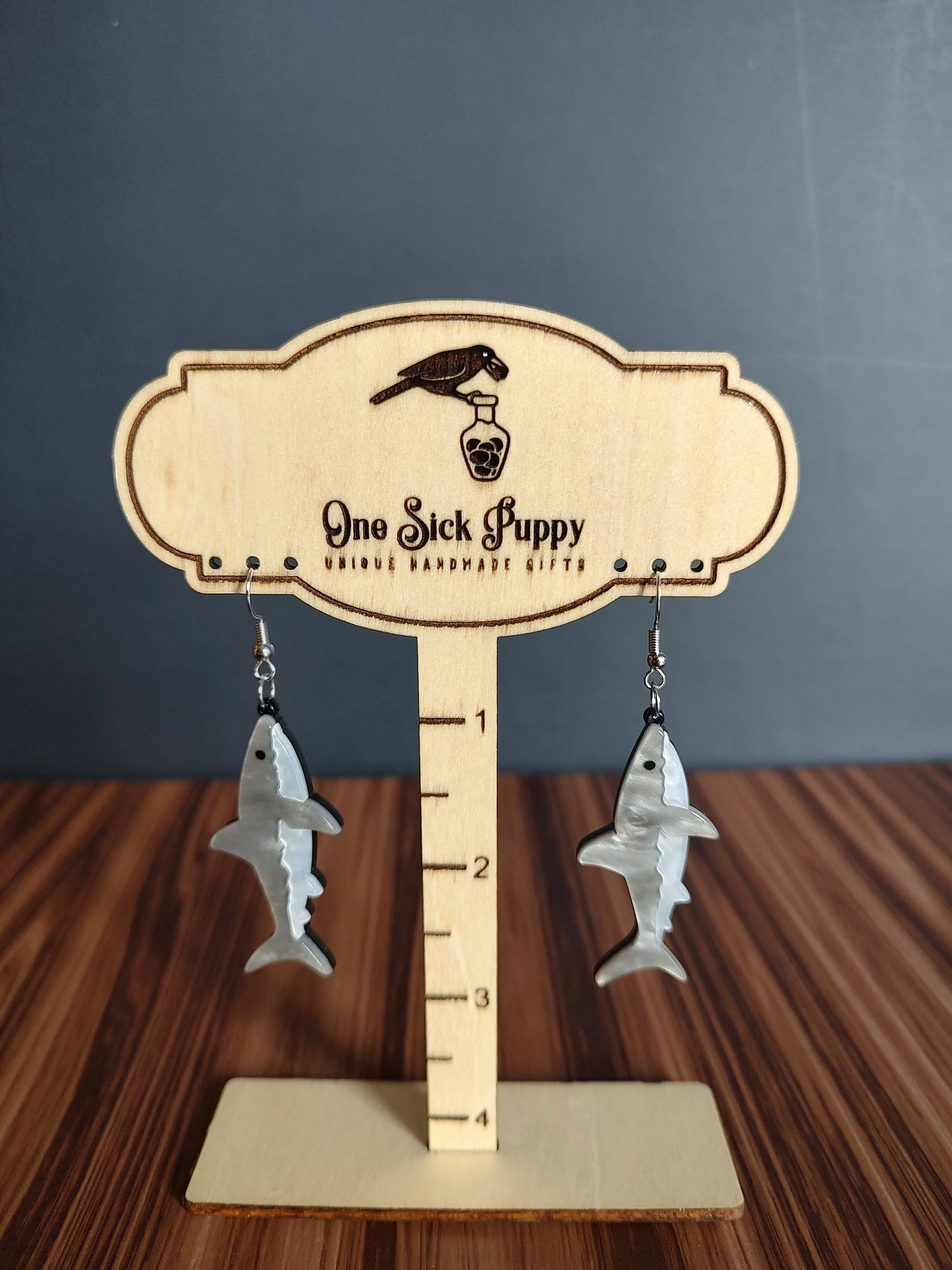 Shark Dangle Earrings
