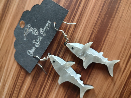 Shark Dangle Earrings