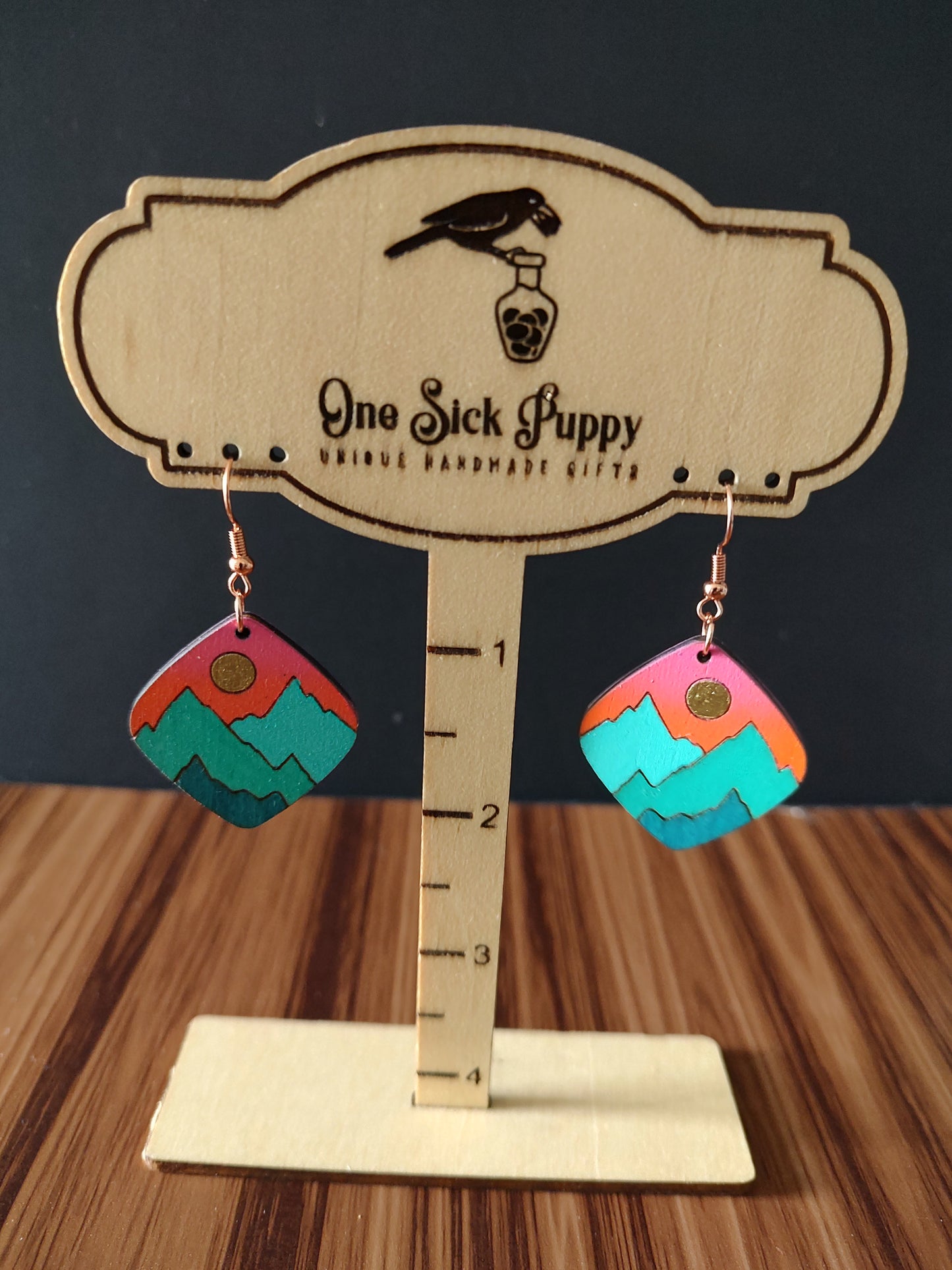 Mountain Sunrise Dangles